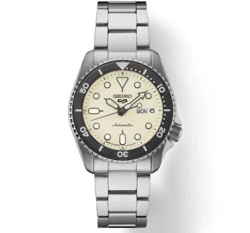 Seiko 5 Sports White Men's Watch - SRPK31 CREAM DIAL us model | eBay