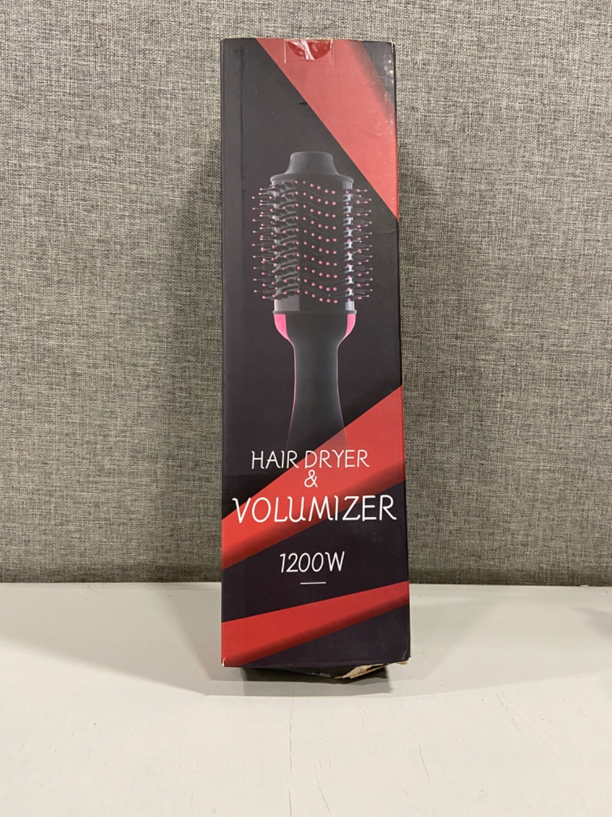 ドライヤーとボリュマイザー ブラック トラベルサイズ ホットエアブラシ 1200W