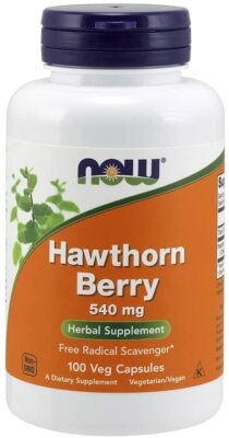 NOW FOODS, HAWTHORN BERRY Weißdornbeeren 540mg 100 Veg. Kapseln SUPER PREIS
