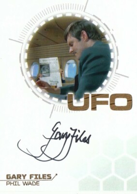 UFO SERIE 3 - GARY FILES (PHIL WADE) AUTOGRAMMKARTE GF1