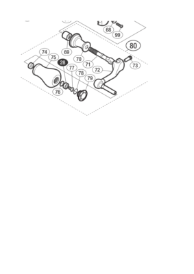 Shimano Sephia Ci4+ C3000S C3000HGS Handle K. Line R. 2bb Upgrd