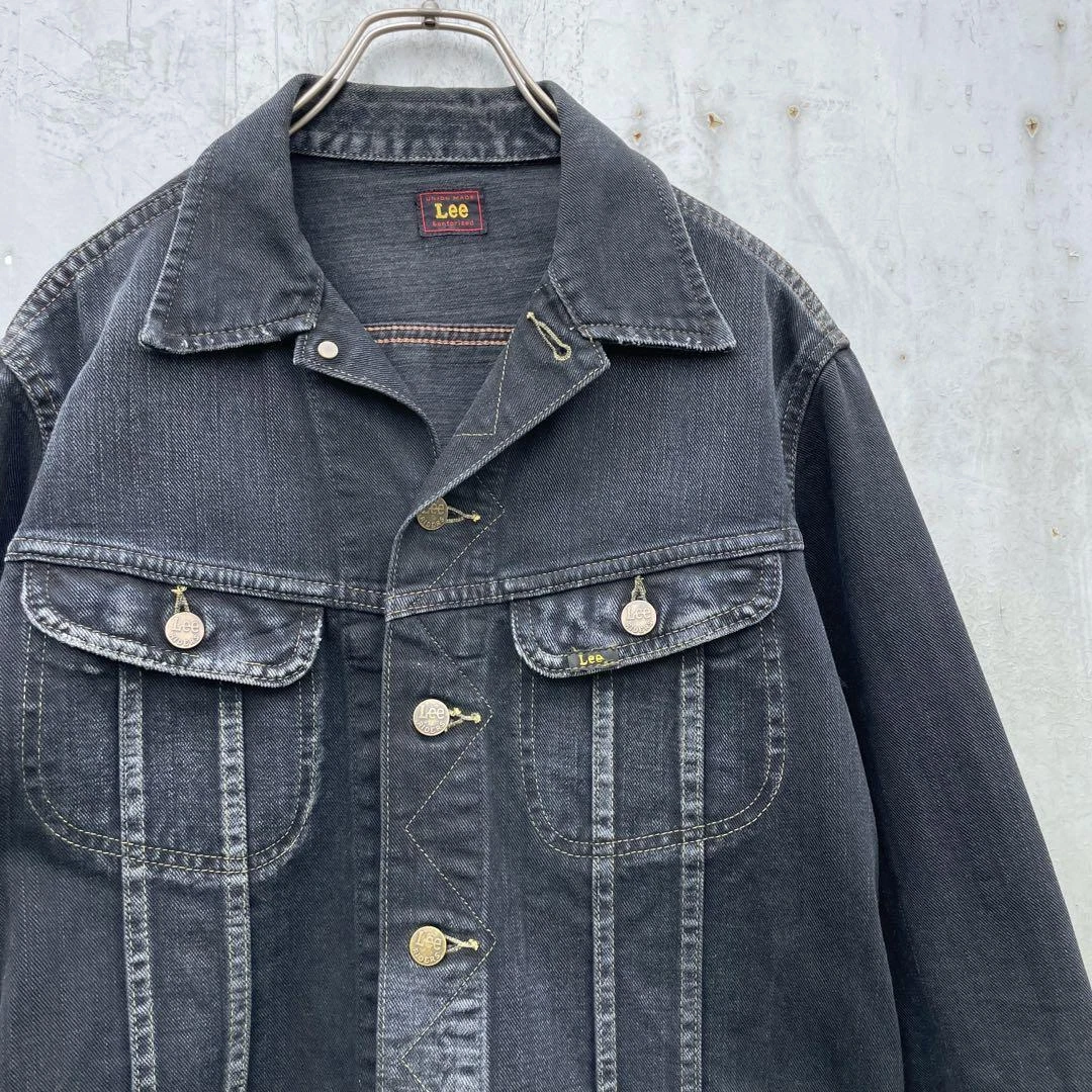 Second hand black denim clearance jacket