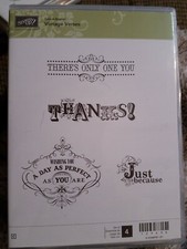 NEW Stampin Up Vintage Verses
