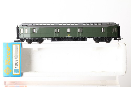 Roco H0 4293S Postwagen Hecht 3937 Deutsche Bundespost grün in OVP (319641) 5932 | Zustand: Gebraucht