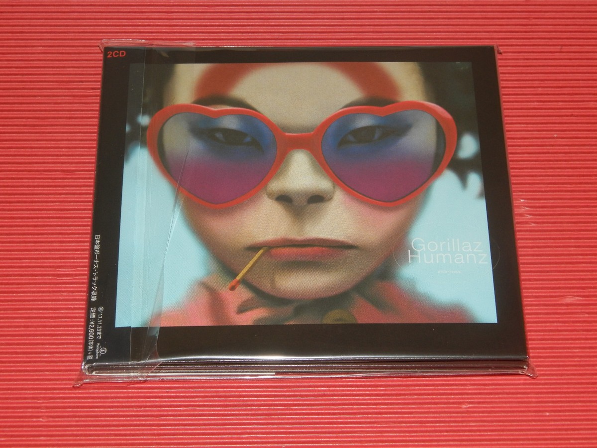 4BT JAPAN 2 CD GORILLAZ HUMANZ WITH BONUS TRACK DIGI SLEEVE Blur