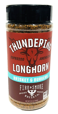 Fire Smoke Society Thundering Longhorn Brisket Burgers Beef Rub oz