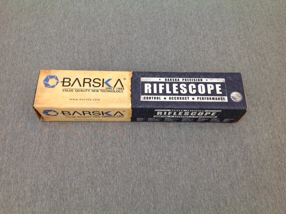Mira telescópica NOS Barska 3-9x40 mm, retícula de punto de mira dúplex, en caja con papeleo Foto 2 de 4