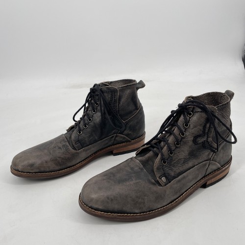 Feud Britannia mens US 9.5 EU 42 Avant Garde Combat lace up leather Boot olive - Picture 7 of 8