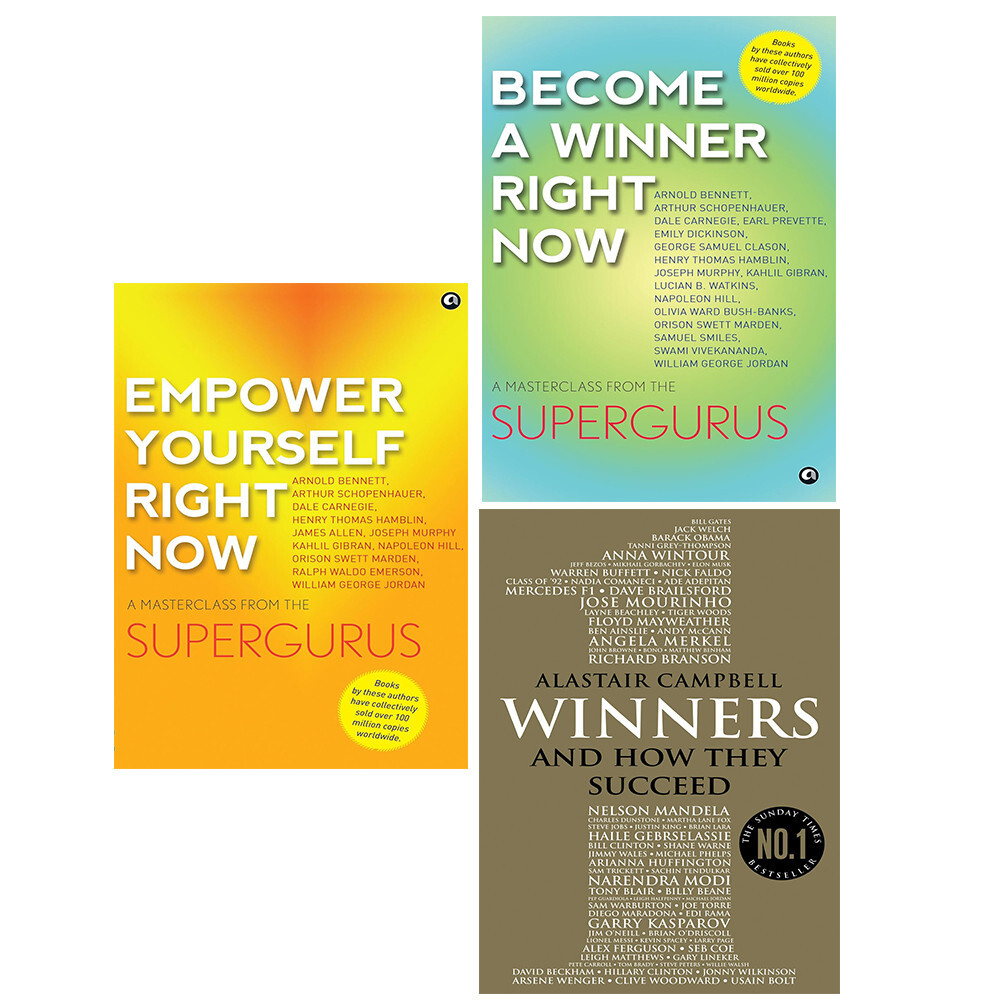 Empower Yourself Right, Become a Winner Right, Winners Alastair Campbell 3 Books