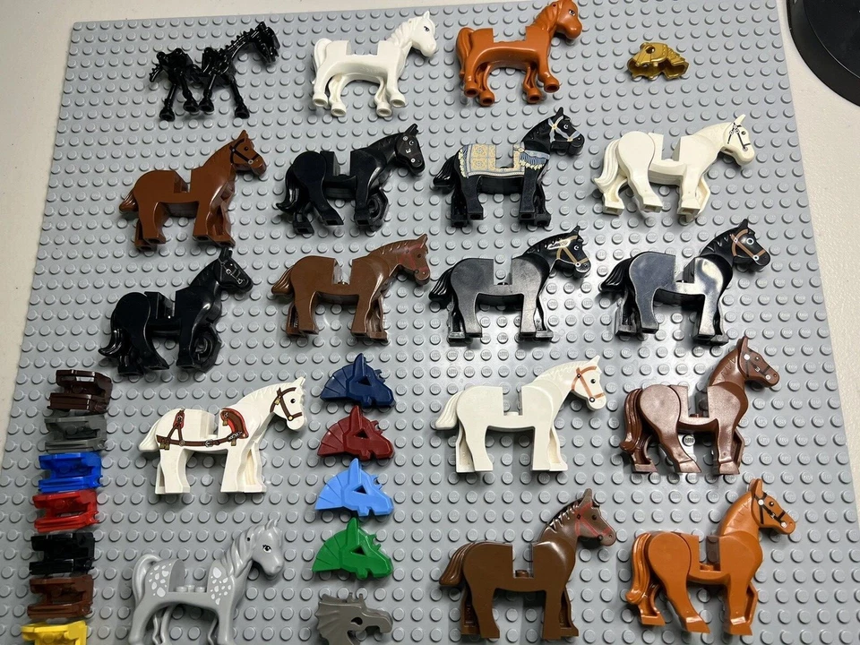 LEGO Horse Animal Accessories Lot Castle Western Saddle Armor Choose Yours - Image 4 of 4