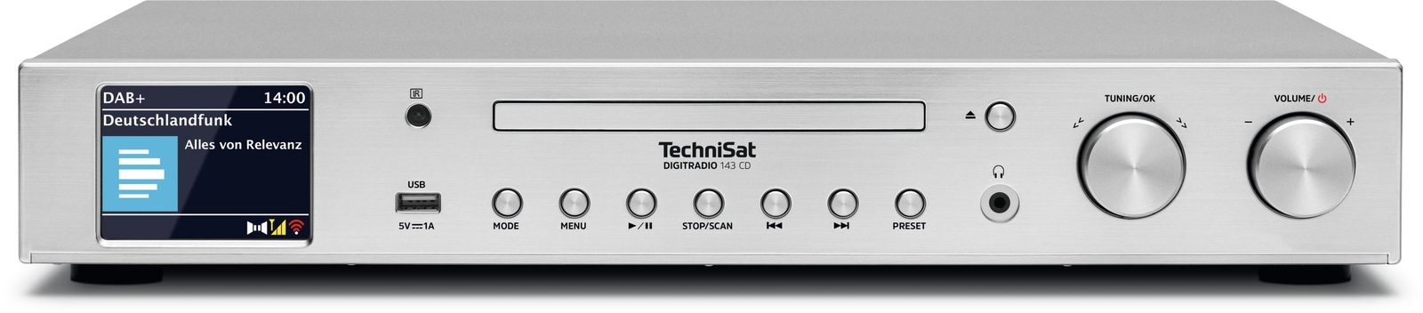 Thumbnail - Technisat Digitradio 143 Cd (v3) Hifi-tuner, Internetradio, Dab+/ukw,