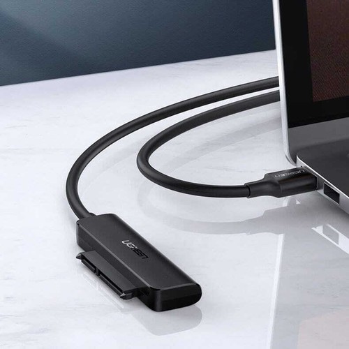 Adapter USB-A für SATA 2,5'' Laufwerk SSD HDD 5 Gbps 0,5 m Ugreen Schw - Bild 10 von 12