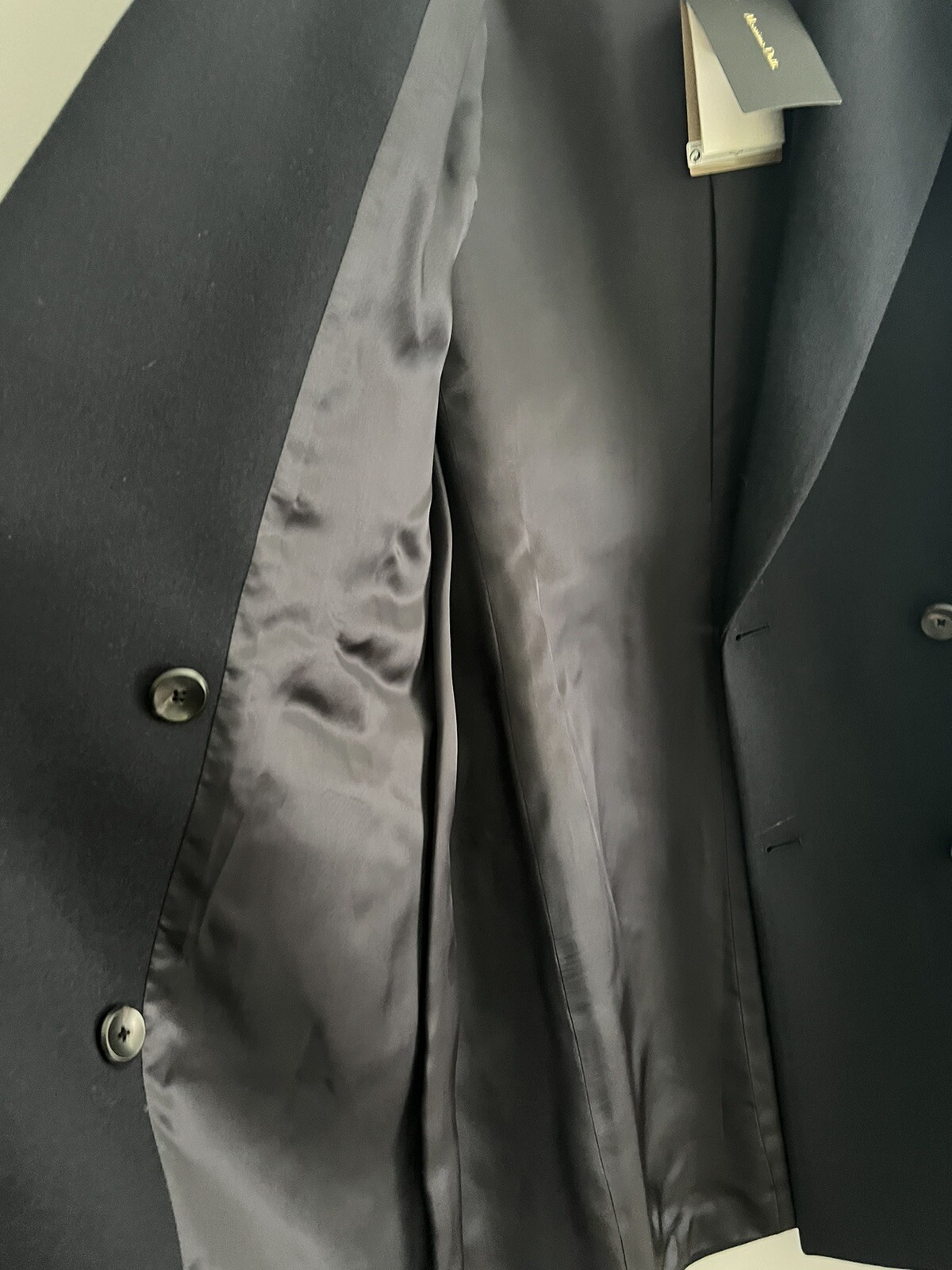 Massimo Dutti Wool Blazer-Style Dress Size UK8/EU36, Brand New image 8