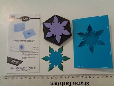 Sizzix Movers & Shapers Weihnachten Schneeflocke - Magnetstanze