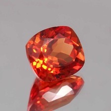 12.80 Ct Natural Ceylon Padparadscha Sapphire Loose Cushion Certified Gemstone