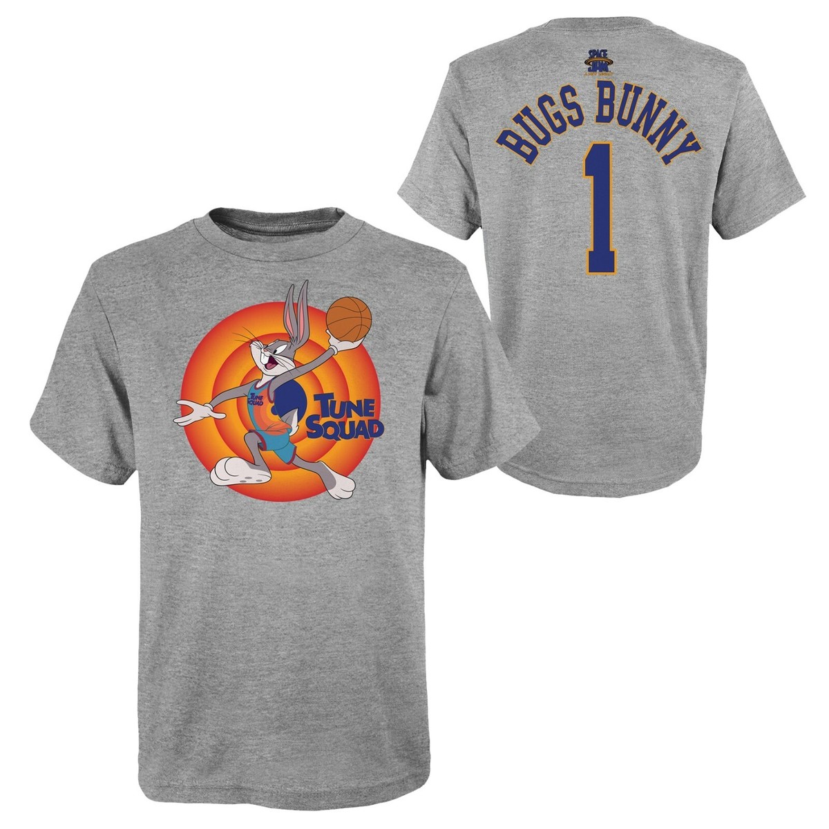 Space Jam Kids T-Shirt Tune Squad NN Bugs Bunny A New Legacy Youth Size NBA