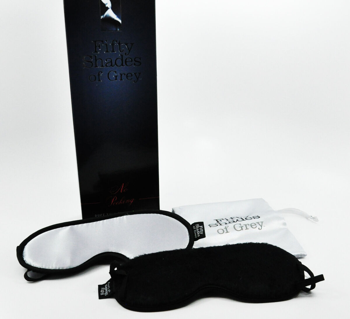 Fifty Shades of Grey No Peeking Blindfold Twin Pack