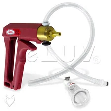 LeLuv Clitoris Enlargement Vacuum Pump MAXI Red Handle Quick-Disconnect Cylinder