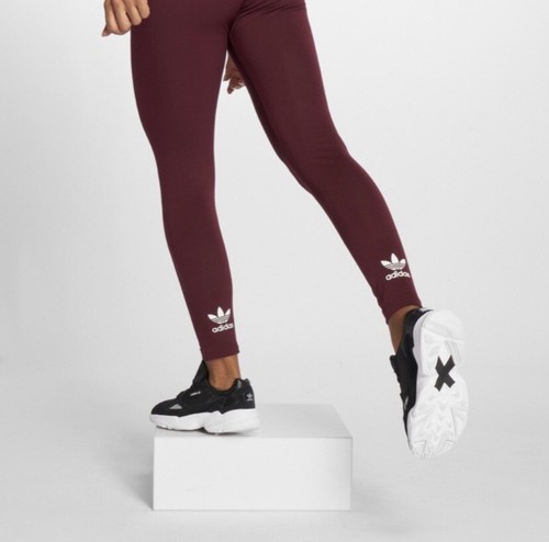 adidas burgundy tights