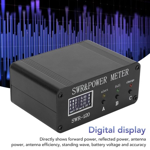 Standing Wave Meter Digital Display 1.8‑50MHz FM AM CW SSB Modes Short Wave Pow - Afbeelding 19 van 23
