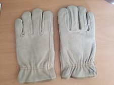 Vintage Brotherhood Gloves By Wells Lamont 1086 Ranch Suede Wool Lined Size L