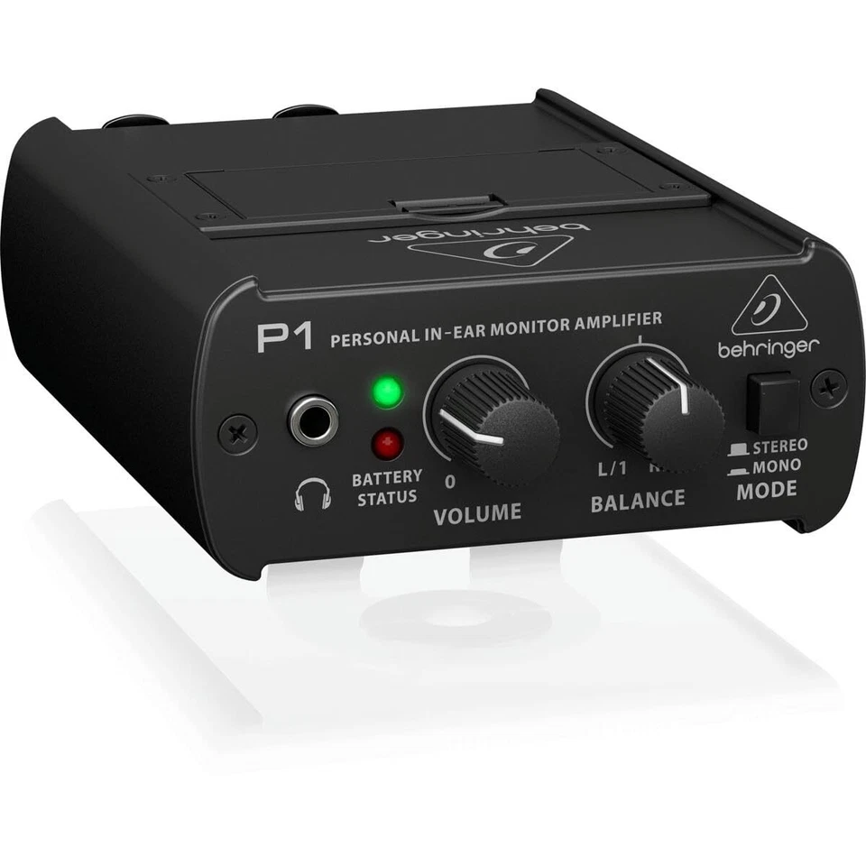 Black In Ear Monitor Amplifier Dual Inputs Volume Control Personal Mixer P1 - Image 4 of 4