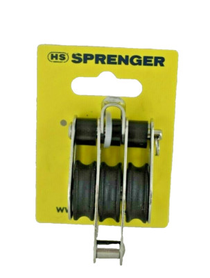 Sprenger Gleitlagerbock 6 mm 3 Rollen Bügelschale 35071 010 55