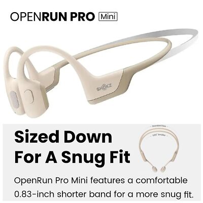 SHOKZ OpenRun Pro Mini - Open-Ear Bluetooth Bone Conduction Sport