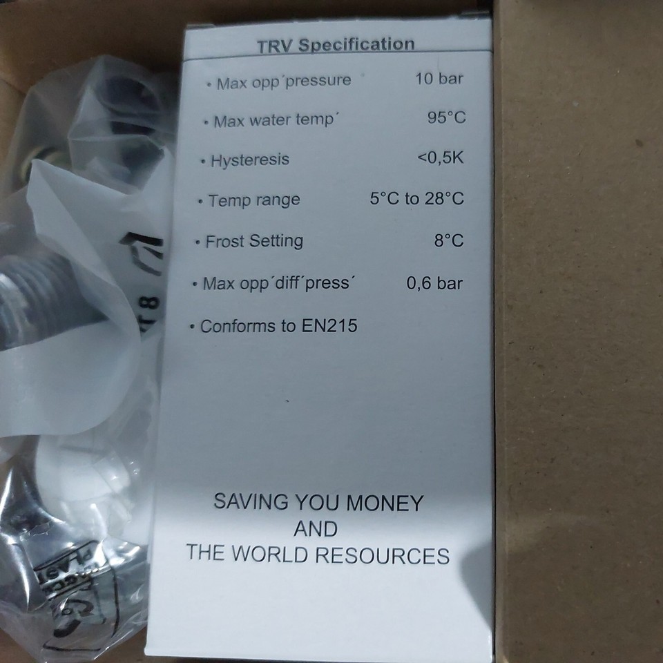 Myson TRV2 Thermostatic Radiator Valve Pushfit 90 TRV eBay