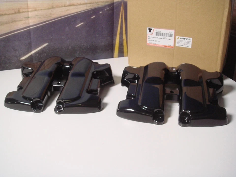 Harley Rocker 盒套套装 M8 钛 2017 Up Tour Softail V-Twin 11-0894 X3 — 第 4/4 张图片