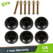 103-3168 103-4051 103-7263 109-9011 6Pk 5" AntiScalp Deck Wheel Kit For Exmark