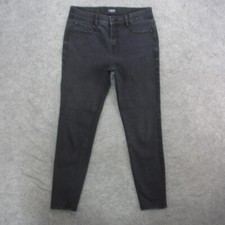 Curve Appeal Jeans Women's 8/29 Black Dark Wash High Rise Jegging Jeans