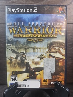 Full Spectrum Warrior: Ten Hammers Sony PlayStation 2 Ps2 No Manual