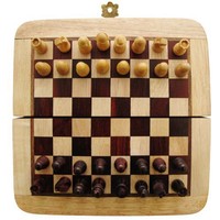 5 Wooden Magnetic Hand Made Chess Board Set 5 Wooden Magnetic Hand Made Chess Board Set