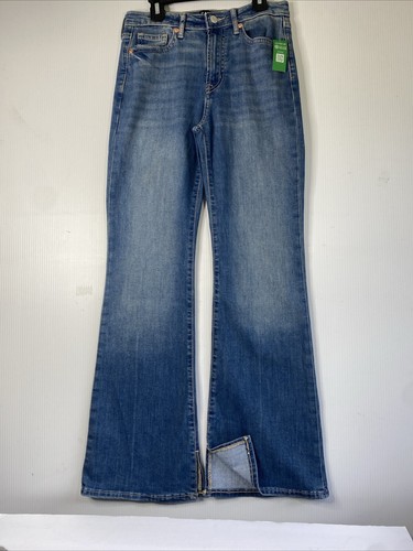 GAP Jeans Girls 16 70s Flair Leg Cotton Blend Hi Rise 26” Waist 29” Inseam NWT - Picture 2 of 12
