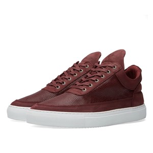 Filling Pieces Mens Low Top Leguano Sneakers US 7 | UK 6 | EU 40 Maroon |  eBay