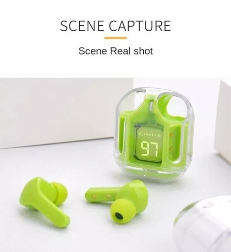 Bluetooth Earbuds Wireless BT30 TWS 5.0 Sport Gaming Noise Reduction. - Zdjęcie 6 z 10
