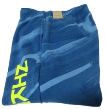 Nike Dri-Fit Men's Standard Fit Blue French Terry Training Pants Size XL