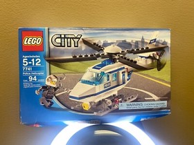 LEGO CITY Police Helicopter #7741 Building Toy Brand New Ages 5-12