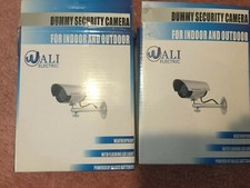2 DUMMY SECURITY CAMERAS FOR INDOOR  OUTDOOR BY ALI ELECTRIC