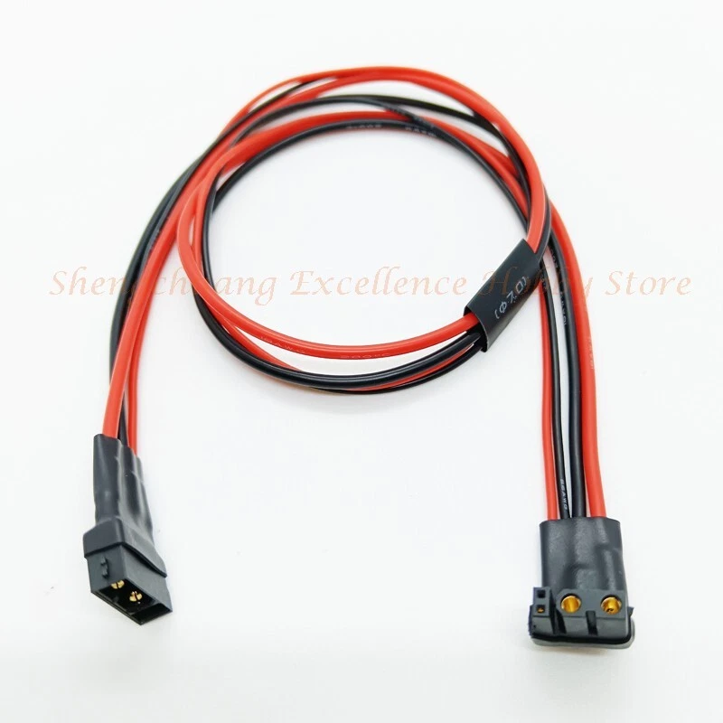Bent Amass XT30(2+2) Pin Female to Male Plug 500MM 26/18AWG Wire Silicone Cable - Picture 1 of 15