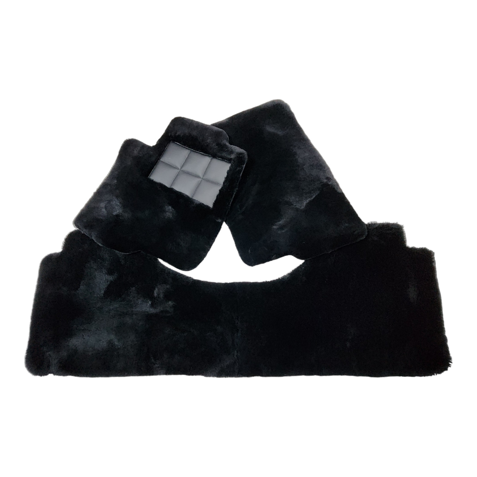 Bespoke Genuine Black Sheepskin Floor Mats for Tesla CyberTruck Model S Y 3