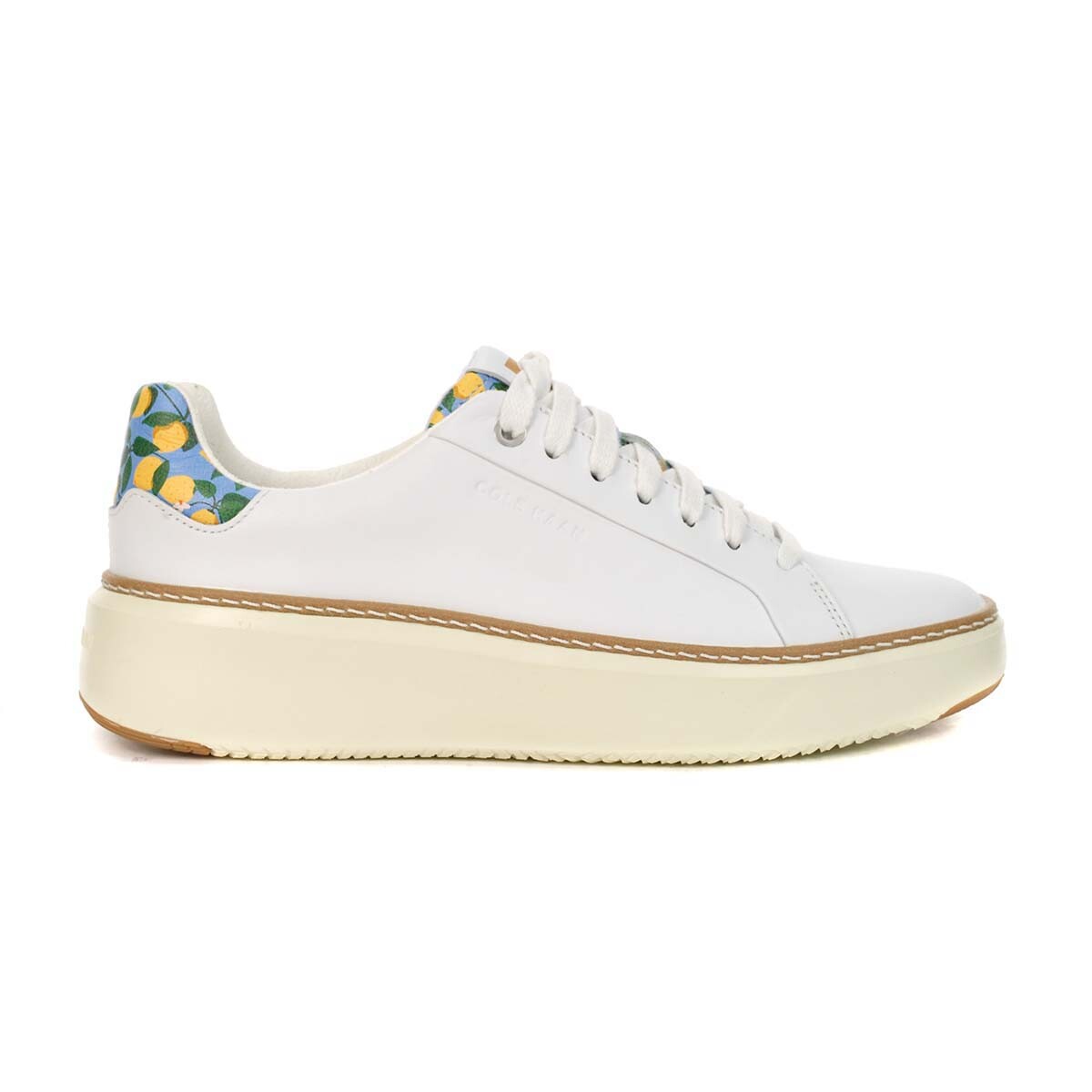 Cole Haan Women's GrandPro Topspin White/Azure Lemon