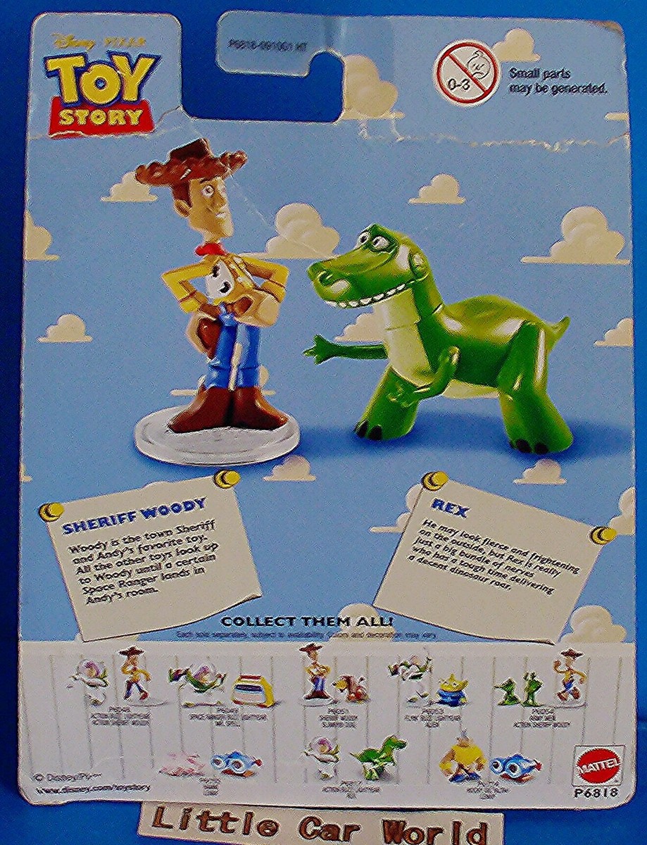 Disney Pixar Toy Story Buddy Pack Sheriff Woody and Rex 2 Pack