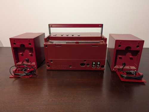 RARE National Panasonic RX-C50S RED boombox Partially tested *READ* - Afbeelding 14 van 24