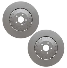 SHW Performance Set of 2 Front 2-Piece 400mm Brake Disc Rotors For Audi S6 S7 S8