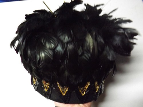 WEDDING CHURCH Feather fez HAT | eBay
