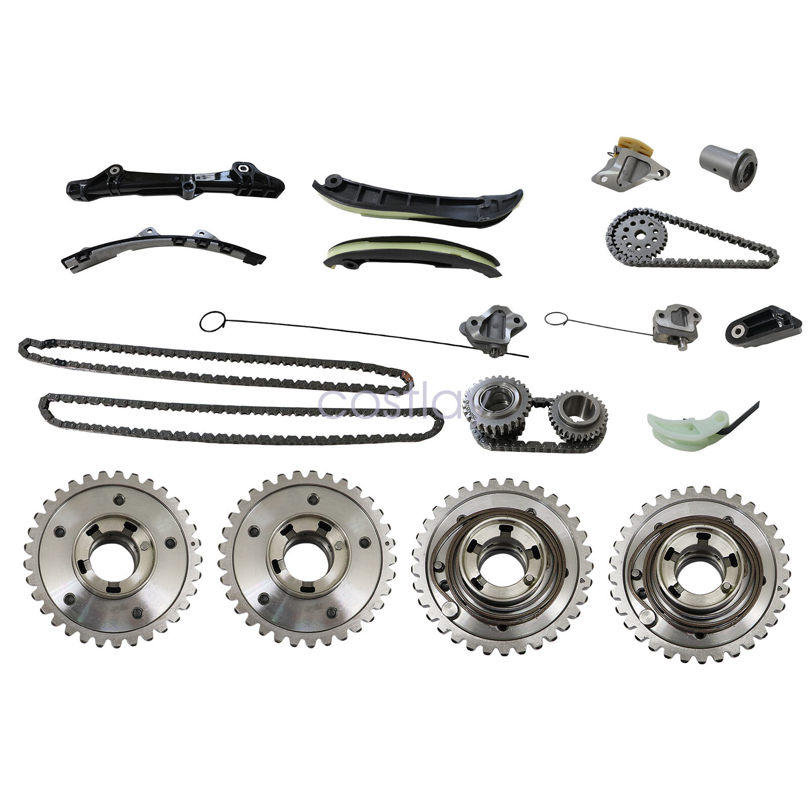 Timing Chain Kit Camshaft Phaser Fit For Maserati Quattroporte Ghibli Levante
