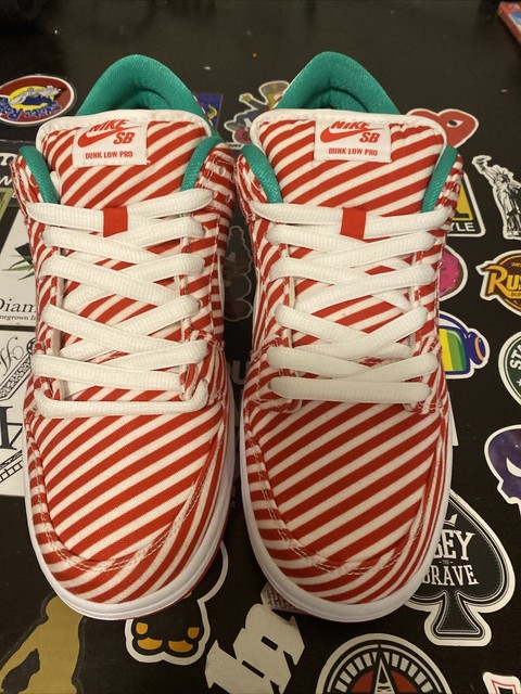 Size 10 - Nike SB Dunk Low Candy Cane for sale online | eBay