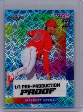 Walbert Urena 2024 Leaf Baseball 1/1 Pre Production Proof